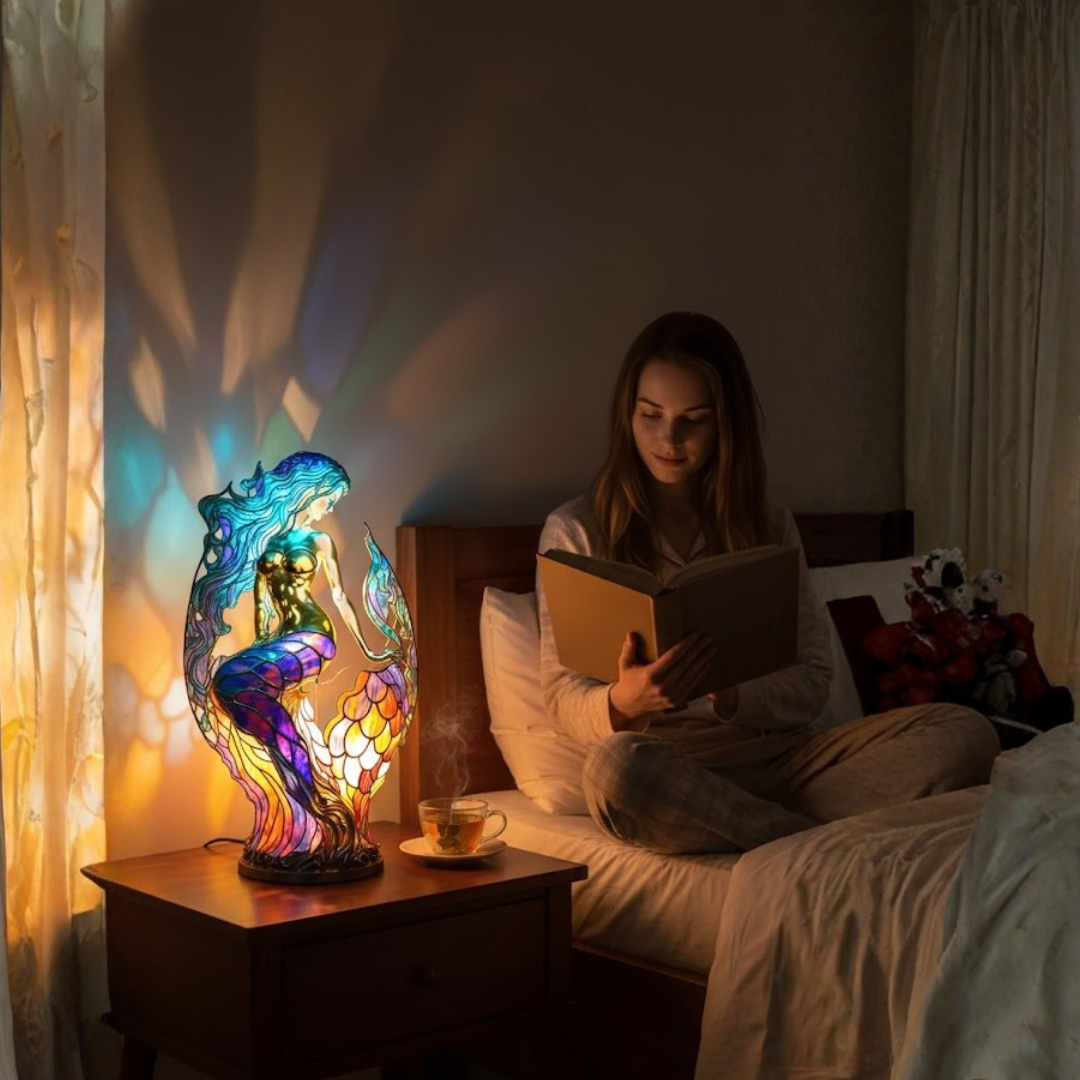 VitraGlow | Kunstlampe mit Tiermotiven aus Buntglas Nuvenci.dk