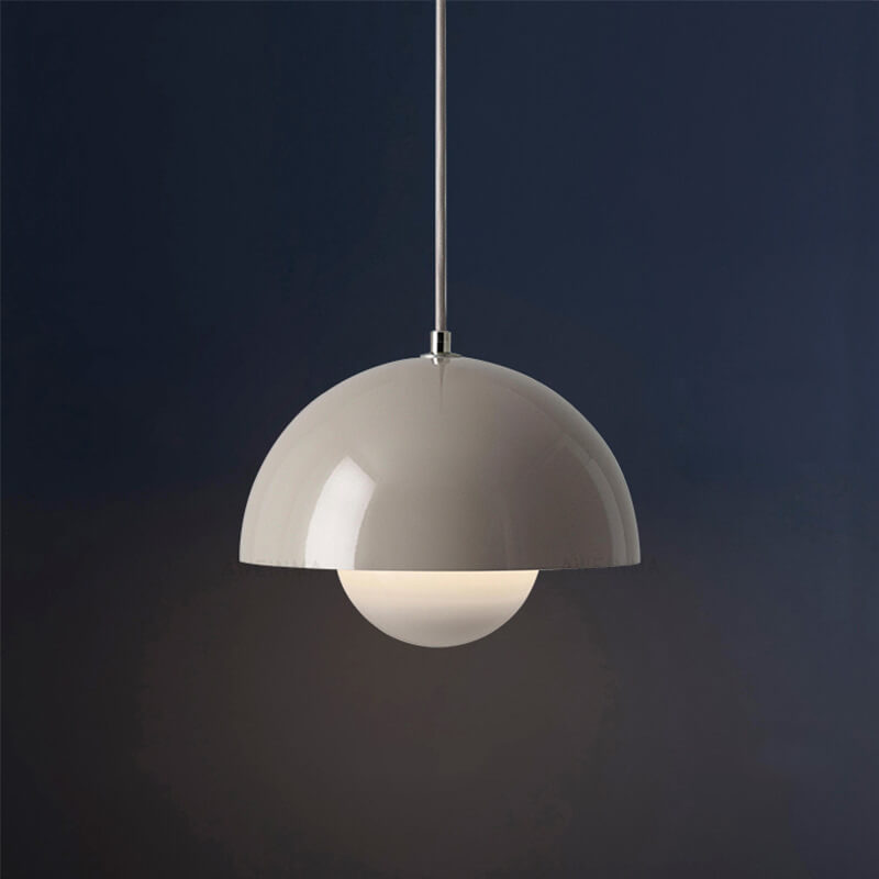 VividDome | Loftlampe – Skaber Hyggelig og Varm Atmosfære Mælkegrå Nuvenci.dk