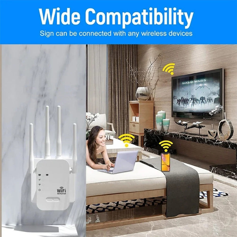 WaveLink | WiFi Repeater – Stabil Dækning til Hele Hjemmet Nuvenci.dk