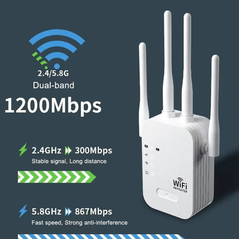 WaveLink | WiFi Repeater – Stabil Dækning til Hele Hjemmet Nuvenci.dk
