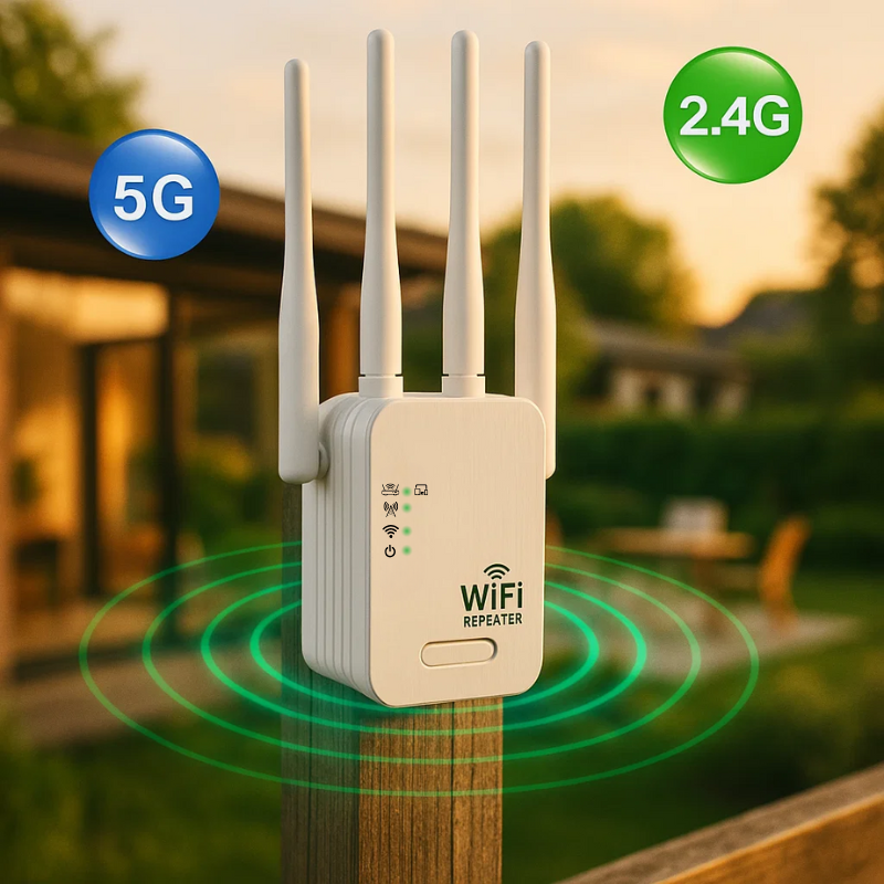 WaveLink | WiFi Repeater – Stabil Dækning til Hele Hjemmet Nuvenci.dk