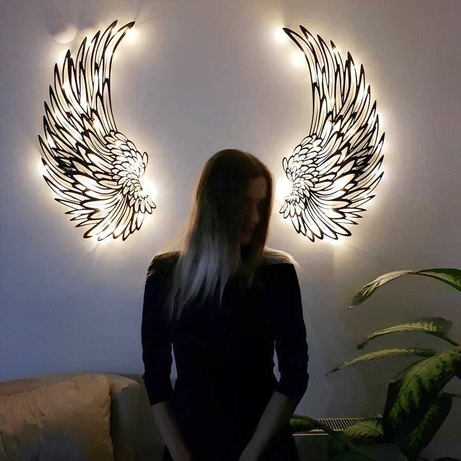 WingsLite | 2 Englevinger med LED-belysning Nuvenci.dk
