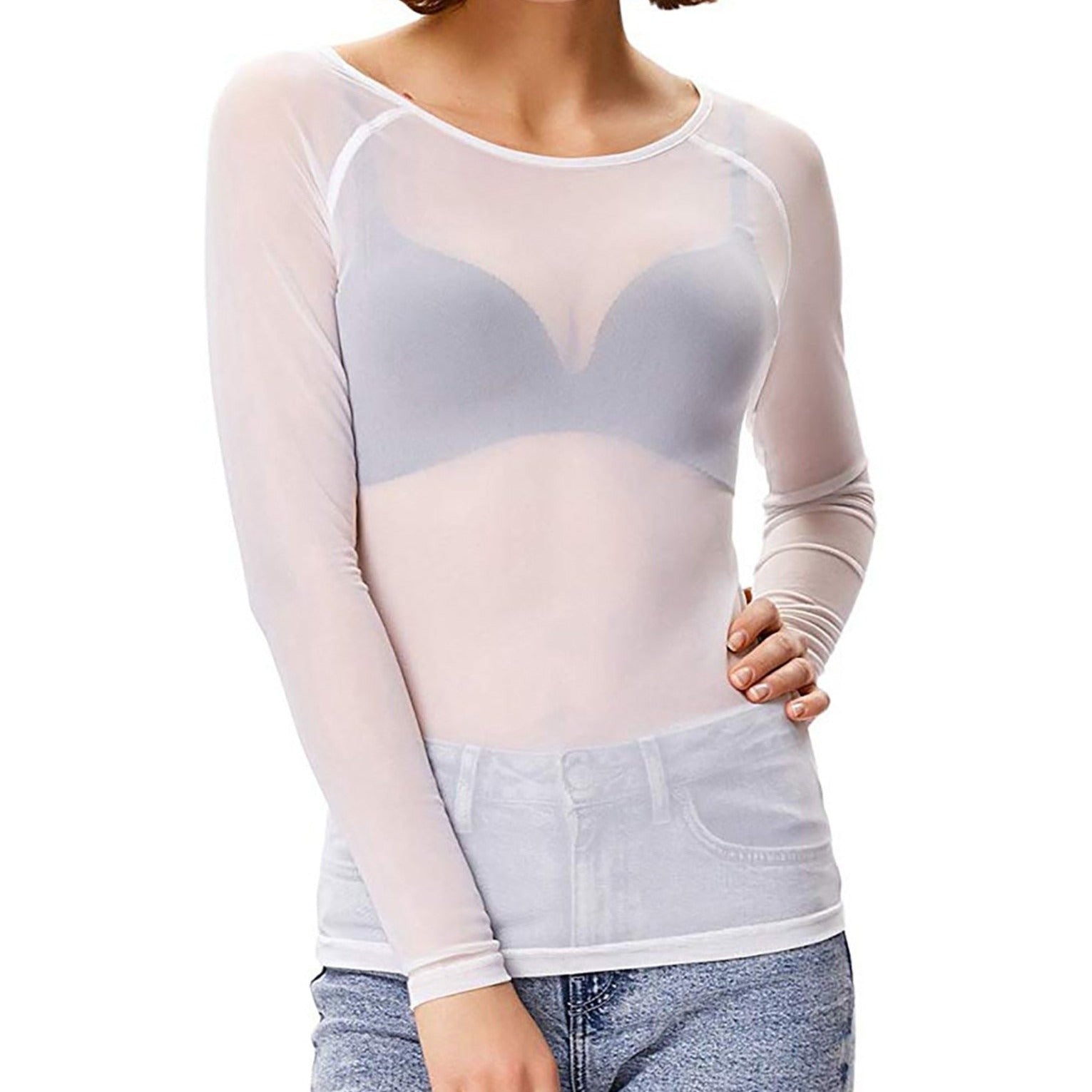 Adriana | Langærmet Bluse – Sofistikeret Look og Komfort