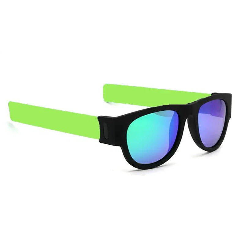 WrapShade | Sammenfoldelig Solbrille Grøn Blå Grøn Nuvenci.dk