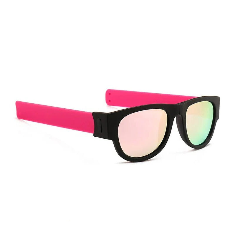 WrapShade | Sammenfoldelig Solbrille Pink Nuvenci.dk