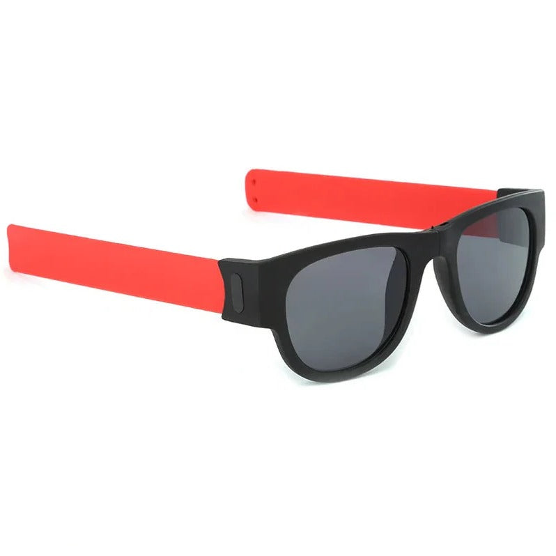 WrapShade | Sammenfoldelig Solbrille Rød Polariseret Nuvenci.dk