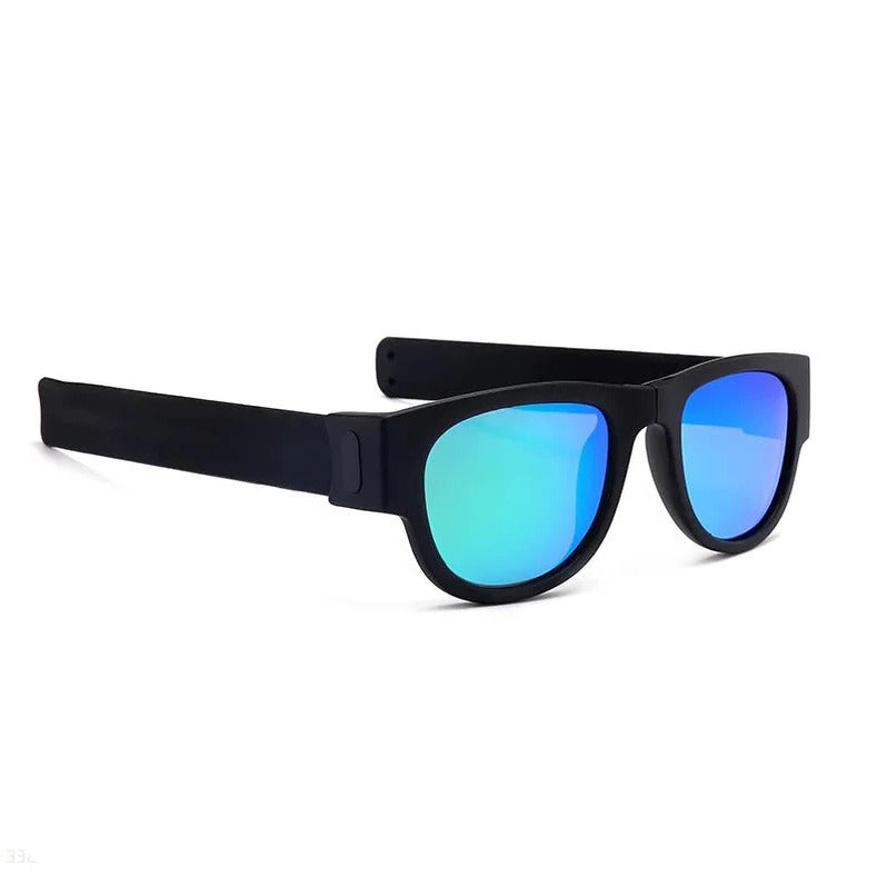 WrapShade | Sammenfoldelig Solbrille Sort Blå Grøn Nuvenci.dk