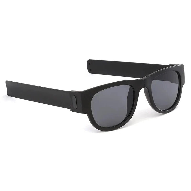 WrapShade | Sammenfoldelig Solbrille Uden kasse Sort UV400 Nuvenci.dk