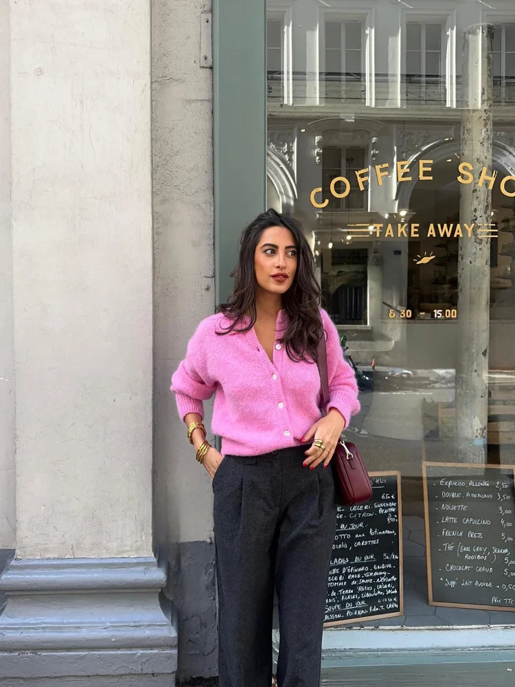 Yeri | Mohair Cardigan – Blød og Tidløs Komfort Nuvenci.dk